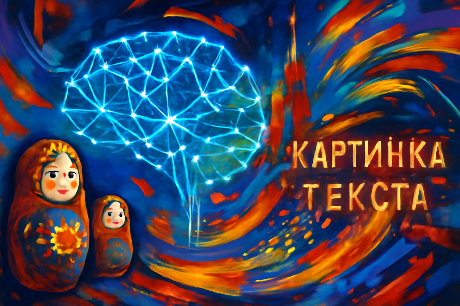 Иллюстрация нейросети Кандинский 3.0 для генерации изображений на русском языке